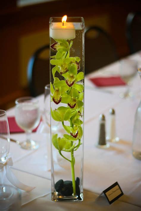 Green Cymbidium Orchid Centerpiece Special Events Pinterest Orchids Orchid Centerpieces