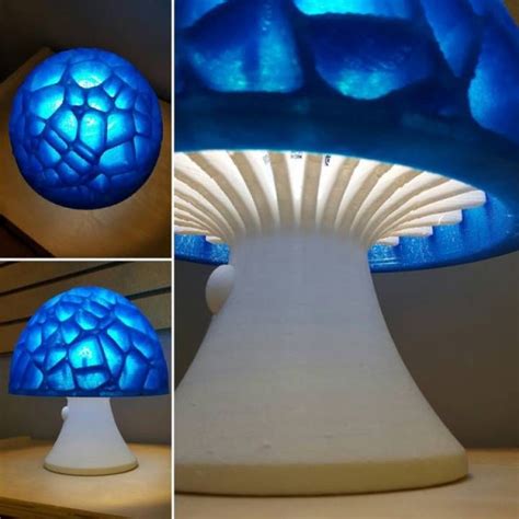 Download Mushroom Led Tabledesk Lamp By 3d Central Bedside Table