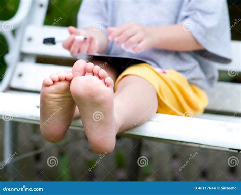 Kids Feet Stock Photo Image 46117644
