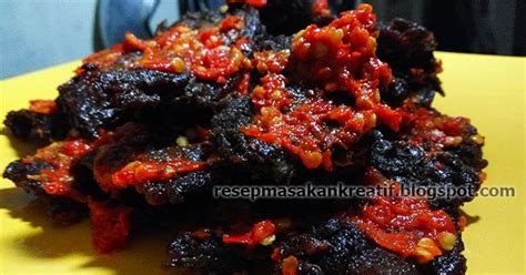 Resep Dendeng Sapi Batokok Bumbu Balado Cabe Merah Sederhana - Aneka