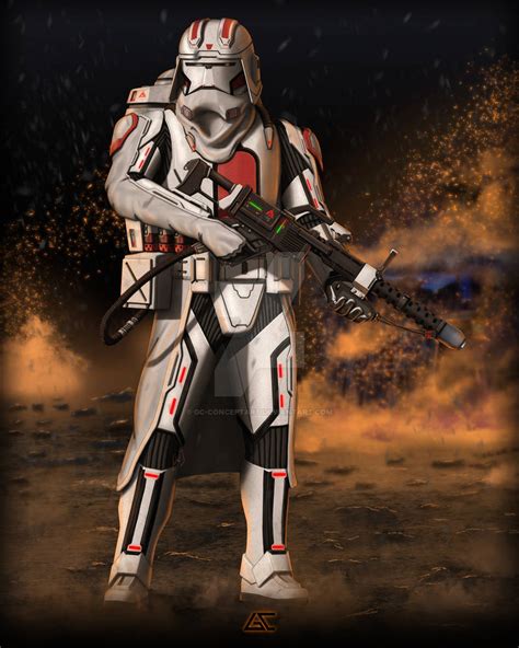 Star Wars Blaze Trooper By Gc Conceptart On Deviantart
