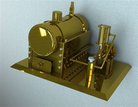 3d Steam Engine Cgtrader
