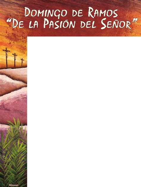 Palm Passion Hosanna Cycle C Spanish Wrapper Diocesan