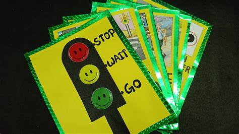 Flashcards On Road Safety Rules Tlm For Primary School Tlmevs Tlm