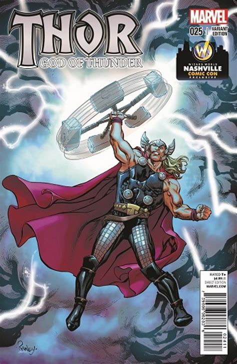 thor god of thunder 25 variant cover for nashville comic con revealed