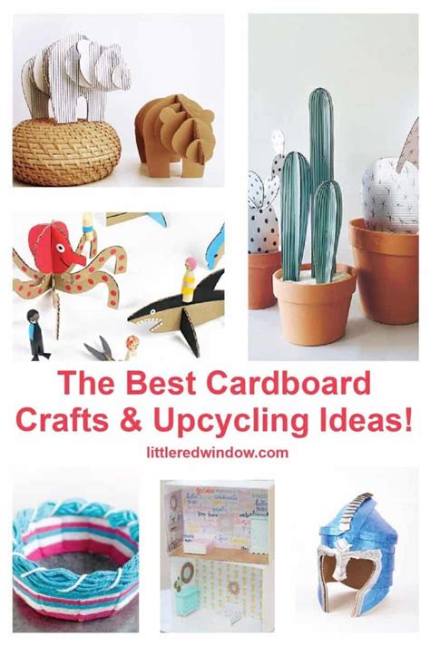 Diy Cardboard Crafts And Upcycling Ideas Cardboard Crafts Cardboard