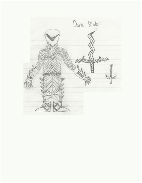 Dark Blade Drawing By Dfox20 On Deviantart