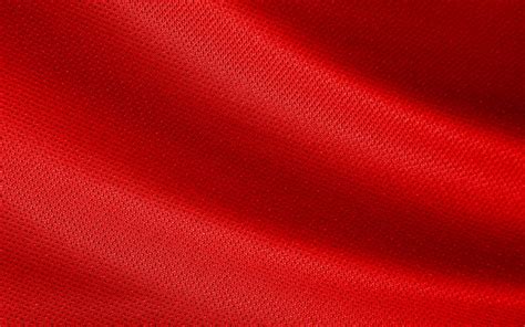Red Fabric Texture Red Wave Background Red Knitted Fabric Red