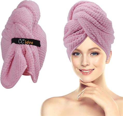 Ccidea 40x225 Large Microfiber Hair Towel 1 Pack Fast Drying Hair