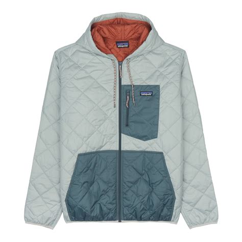 Mens Diamond Quilted Bomber Hoody Patagonia Worn Wear®