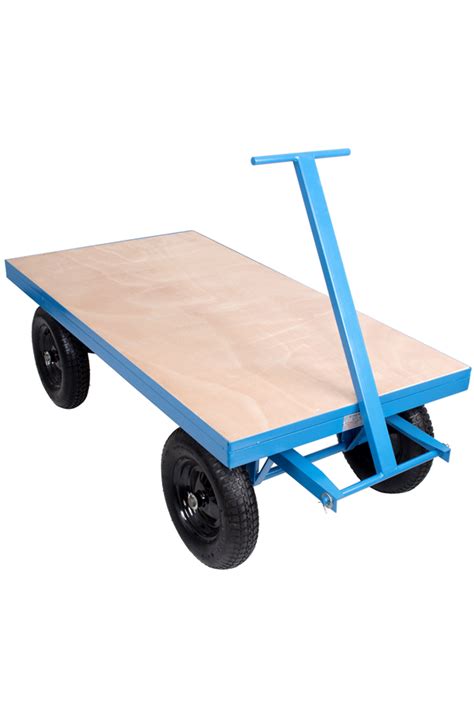 How to distinguish the quality of casters. Site Trolley Heavy duty 1 tonne capacity Pneumatic Tyres ...