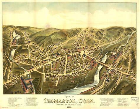 Historic Map Of Thomaston Free Stock Photo Public Domain Pictures