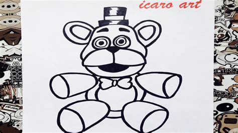 Como Dibujar A Freddy Peluche How To Draw Freddy Youtube