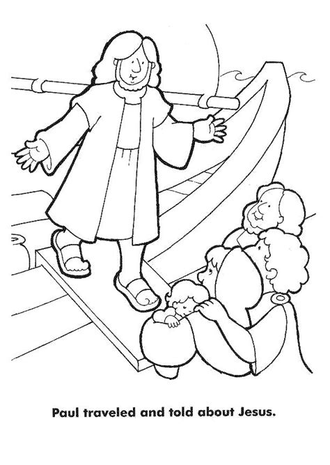 Saul Becomes Paul Coloring Pages at GetColorings.com | Free printable