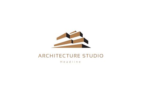 Architecture Studio Logo Creative Illustrator Templates Creative
