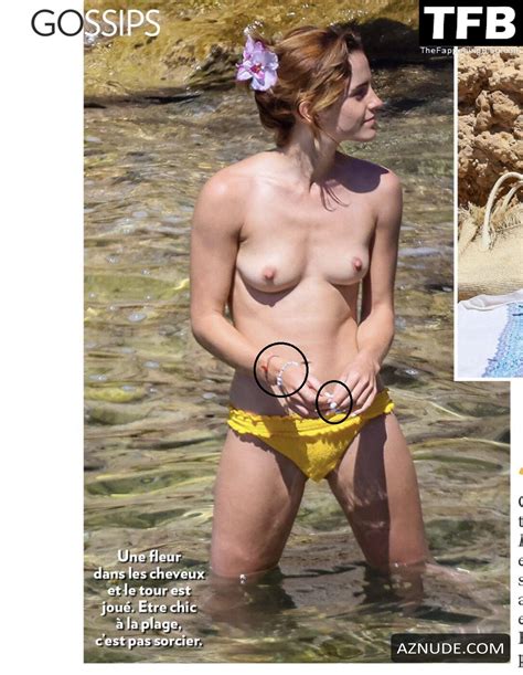 Emma Watson Sexy Seen Topless Showing Off Her Nude Breasts In Ibiza Aznude