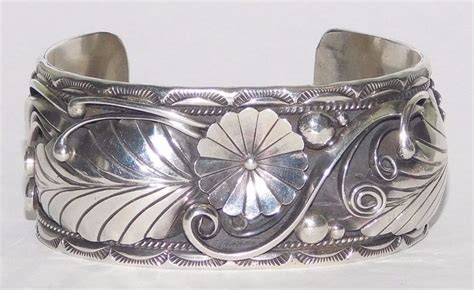 HUGE 55g Vintage Navajo Signed R Begay Sterling Silver Cuff Bracelet