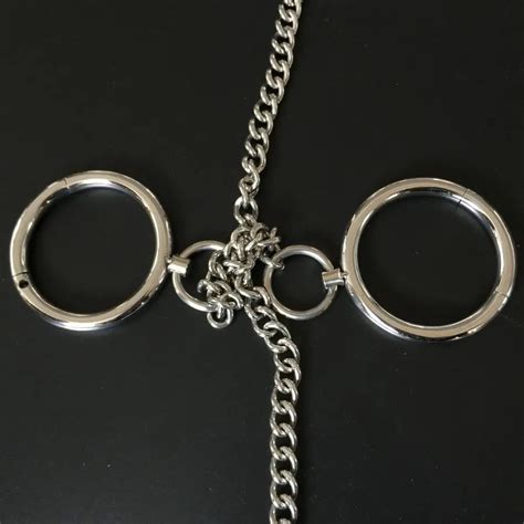 Stainless Steel Metal Bondage Set Hand Ankle Cuffs Neck Collar Slave Bdsm Fetish Handcuffs Sex