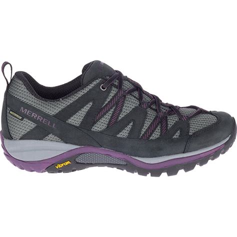 Merrell Siren Sport Waterproof Women S Hiking Shoes Black Blackberry Source For Sports
