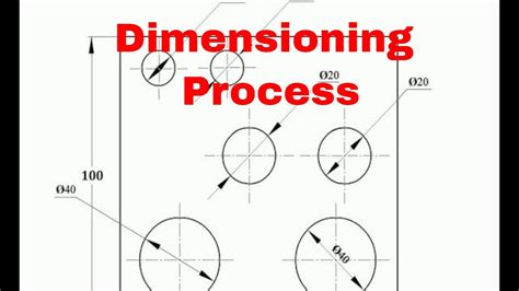 Dimensioning Process Engineering Drawing Youtube