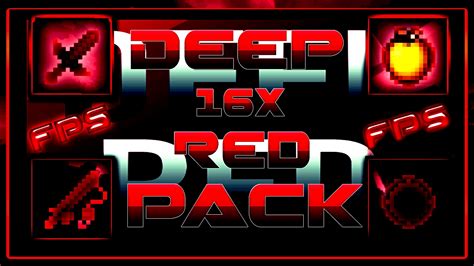 Minecraft Pvp Texture Pack Deep 16x Red Pack 1718 Uhckohi