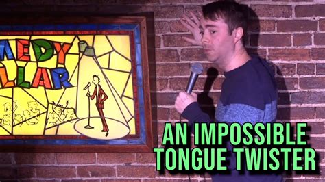 incredible tongue twister geoffrey asmus stand up comedy youtube