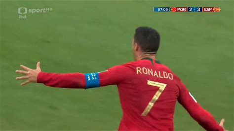 Cristiano Ronaldo Goal Free Kick Portugal Spain World Cup Youtube
