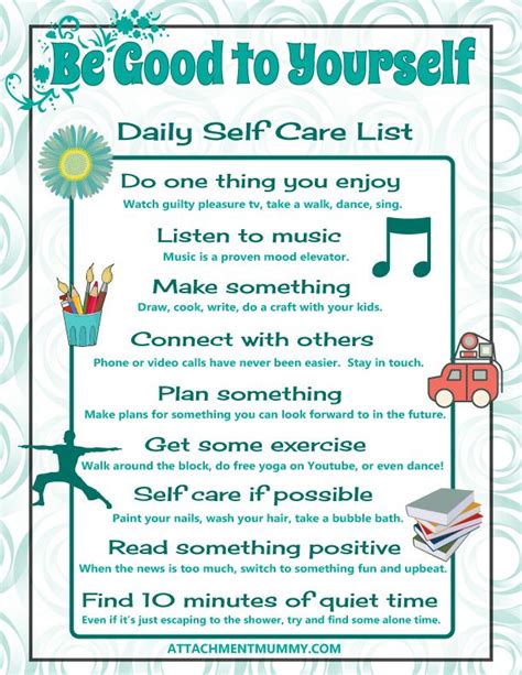 The Importance Of Self Care And How To Practice It Every Day With Free Printable Checklist