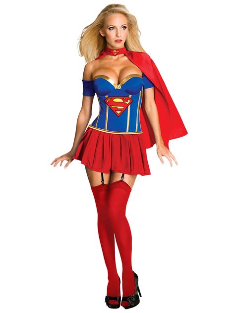 Justice League Supergirl Corset Adult Costume