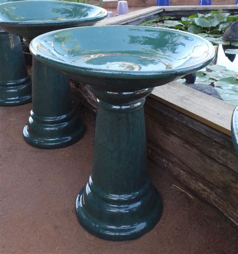 Buy ceramic birdbaths and get the best deals at the lowest prices on ebay! Glazed Bird Baths - Woodvale Fish & Lily Farm Perth