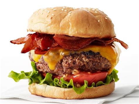 Brush with fuller's sugarhouse pure maple syrup. Bacon Cheese Burger Recipe | Food Network Kitchen | Food ...