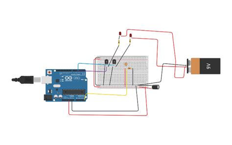 Circuit Design Photoresistor Arduino Example With Transistors Tinkercad