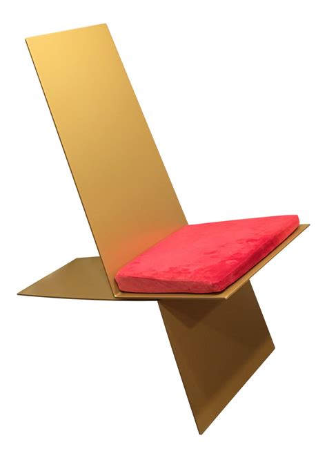 Modern Gold Chair on Chairish.com | Chair, Gold chair, Side chairs