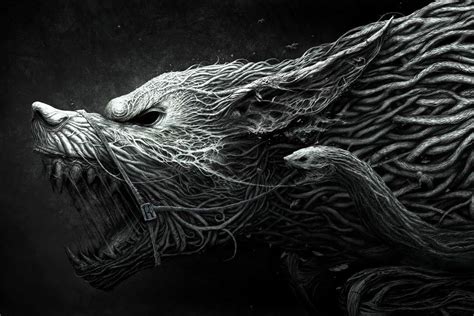 Demon Wolves Wallpapers Wallpaper Cave