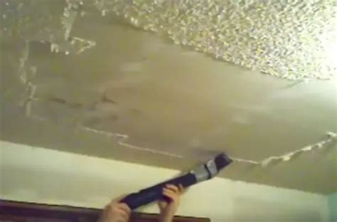 Textured popcorn ceilings went out of style years ago, but many older homes—and some new while a painted textured ceiling can be removed, it usually requires the application of a chemical have a shop vac on hand, its a must for messy clean up. Handyman shares 55 surprisingly simple solutions to common ...