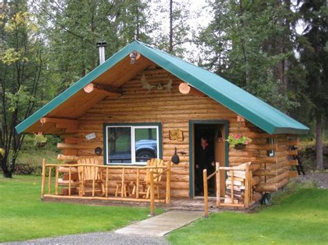 The anglers cabin is an open floor plan cabin, reminiscent of the one room. one of the newer cabins - Picture of Log Cabin Wilderness ...