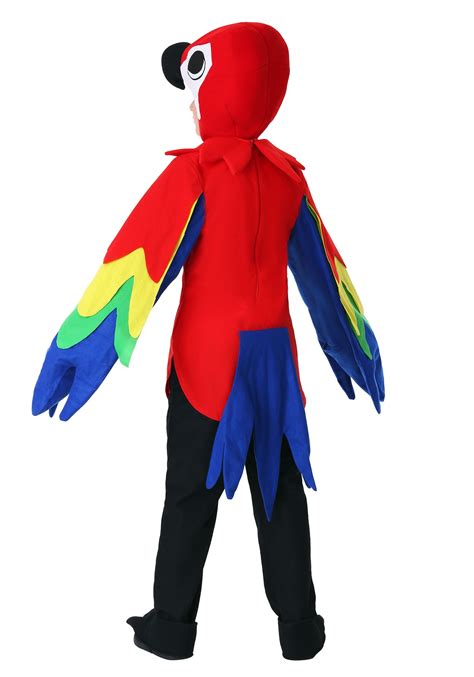 Disfraz De Loro Para Niños Multicolor Yaxa Store