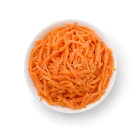 Bowl Of Pickled Grated Carrot Stock Photo Image Of Eating Fresh