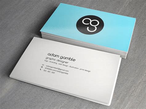 Personal Business Card Template Business