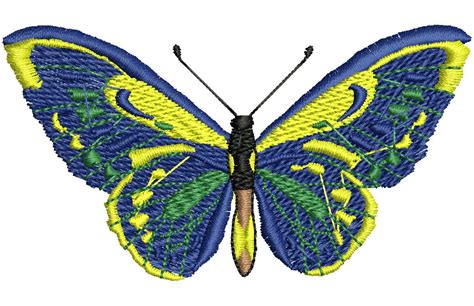 Free Butterfly Embroidery Design 36