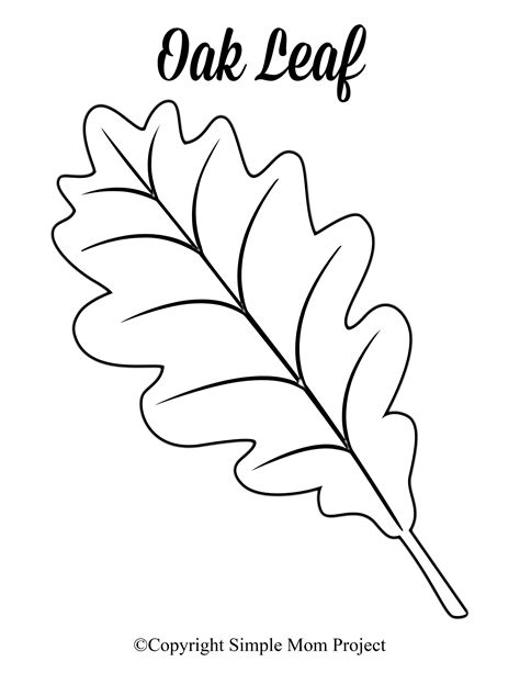Leaves Cut Out Printable