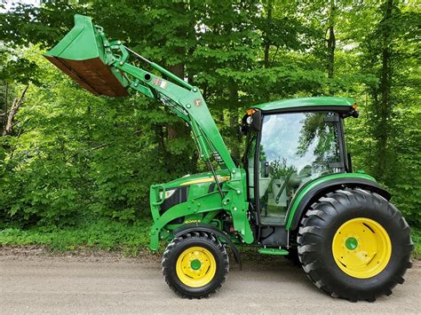 Sold 2016 John Deere 4066r Factory Cab Tractor And H180 Loader Regreen