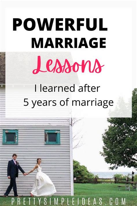 5 Marriage Lessons Learned From 5 Years Of Marriage Pretty Simple