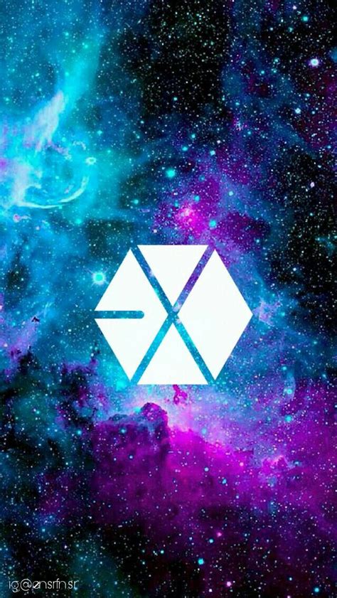 Galaxy Wallpaper Exo Logo