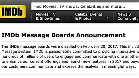 12 Darkly Comic Examples Of Why Imdb Shut Down Its Message Boards