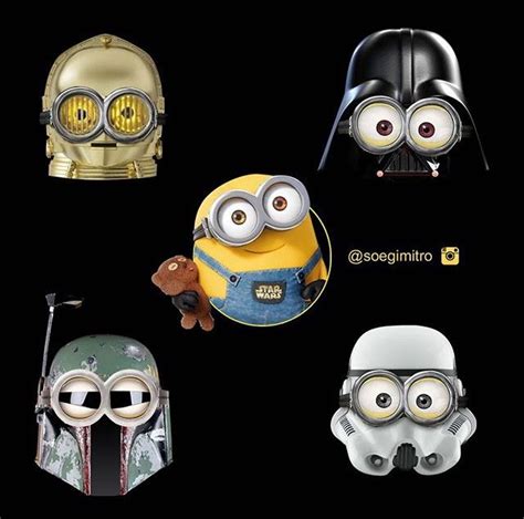 Star Wars Minions The Force Awakens ~ Masks Minion Characters