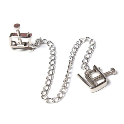 Sex Adult Game Stainless Steel Nipple Clamps Nipple Clips Metal Chain