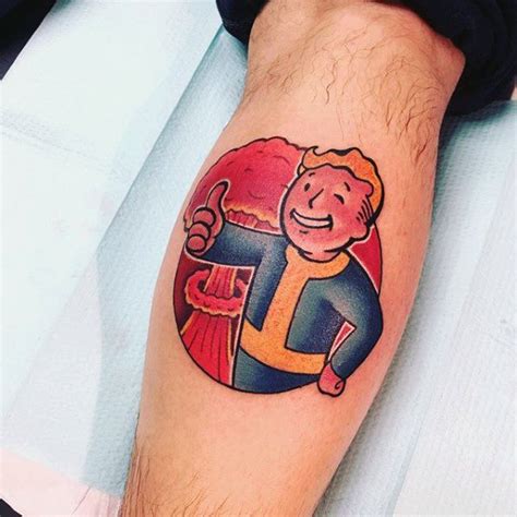 70 Fallout Tattoo Designs For Men Video Game Ideas
