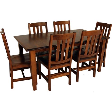 Amish Traditions Amish Essentials Rectangle Dining Table Sprintz Furniture Dining Tables