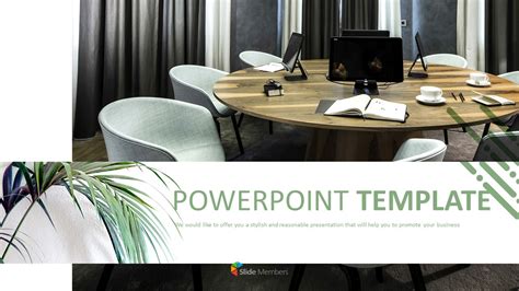 Simple Meeting Room Free Powerpoint Template Download